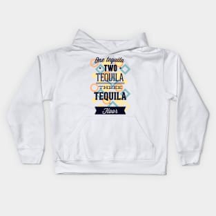 One Tequila, Two Tequila Kids Hoodie